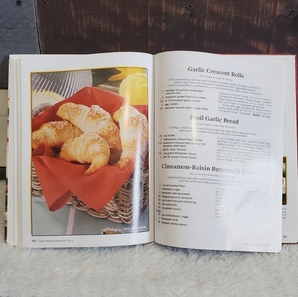 TASTE of Home Down Home Cooking For One Or Two Hardcover Cookbook 400+ Recipes - Picture 7 of 9